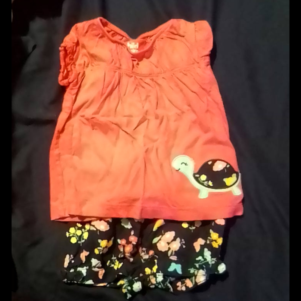 Child of mine shorts and matching shirt